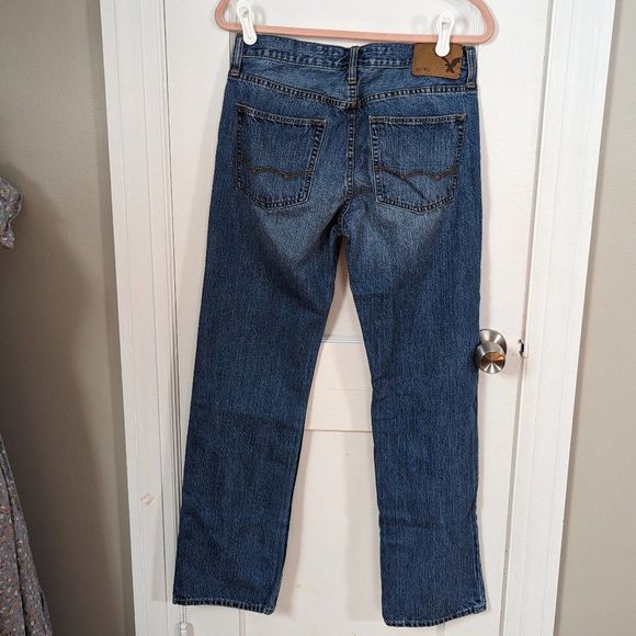 American Eagle | Original Straight Medium Wash Denim Jeans Sz 30 - Picture 2 of 6